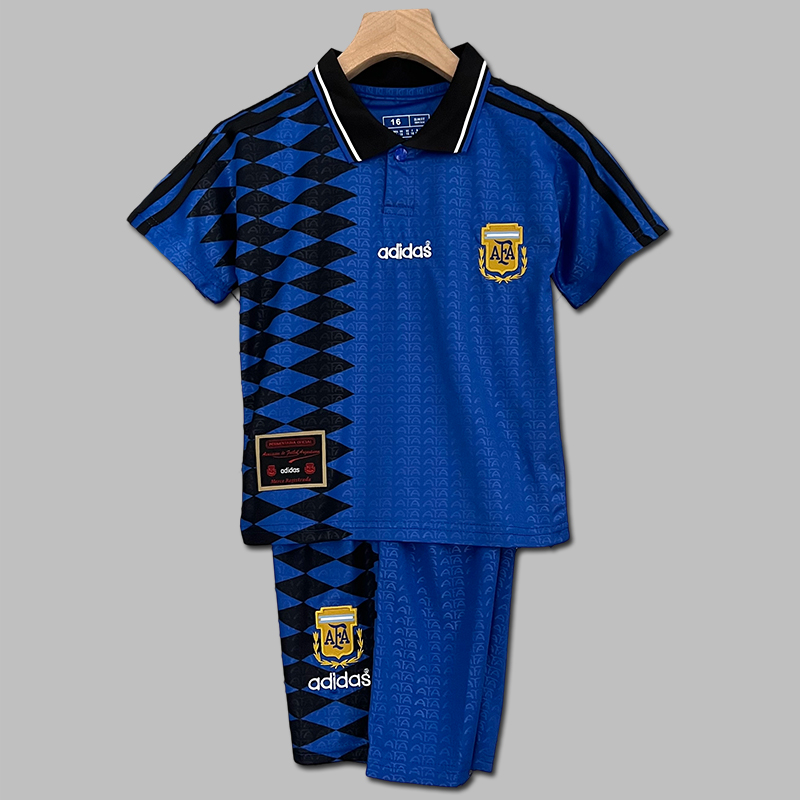 1994 Argentina Away Jersey Kids