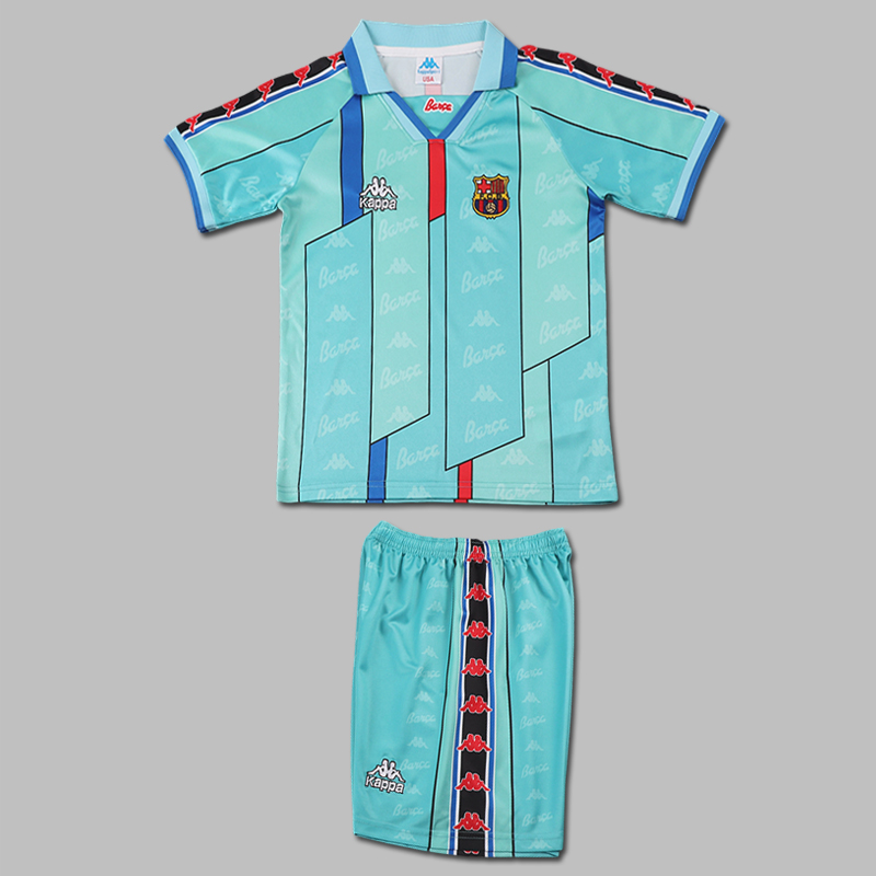 1996-1997 Barcelona Away Kids