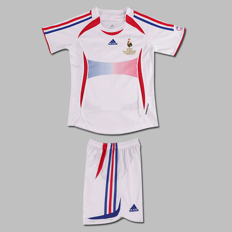 2006 France Away Jersey Kids