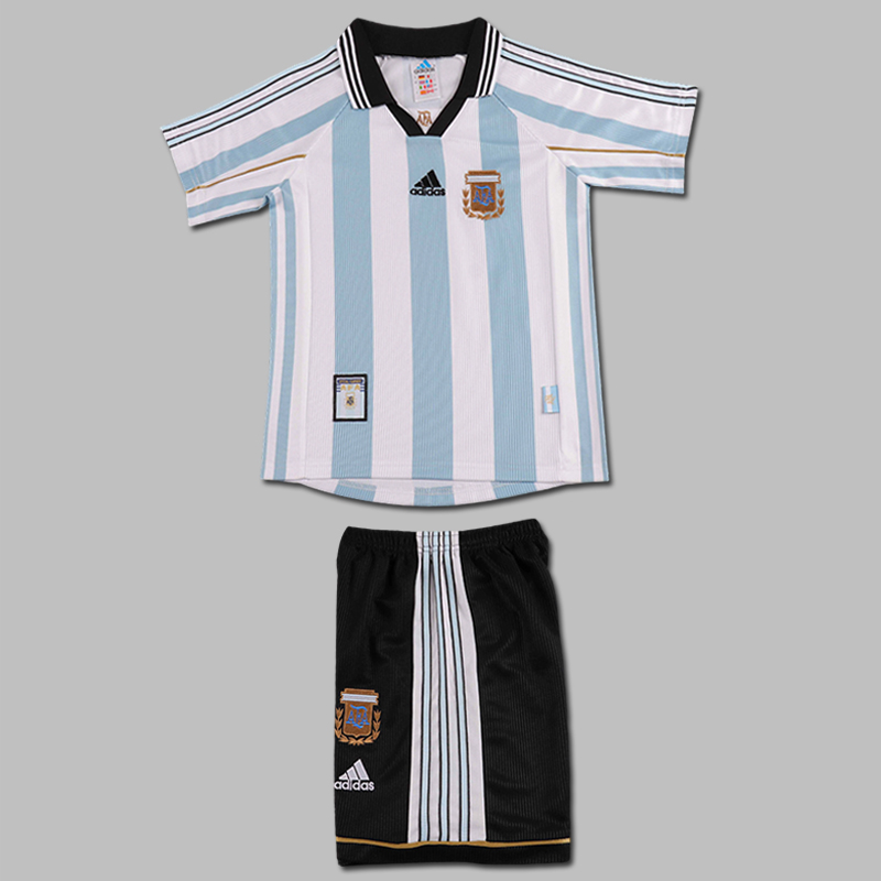 1998 Argentina Home Jersey Kids
