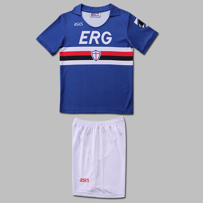1991-1992 Sampdoria Home Jersey  Kids