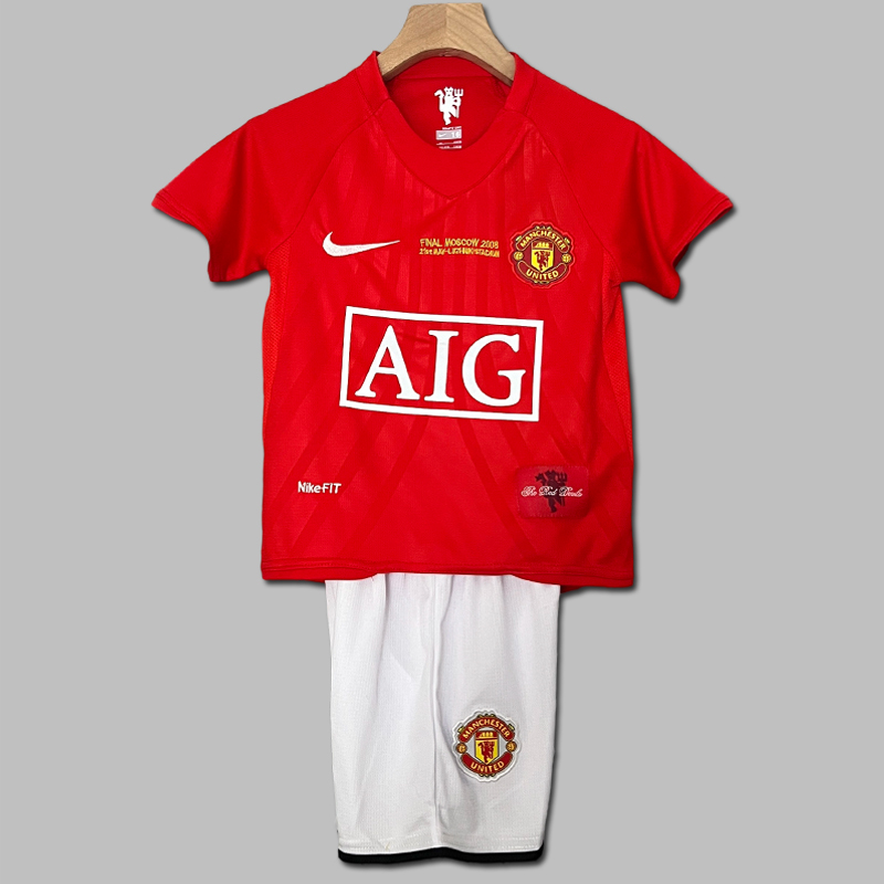 2007 - 2008 Manchester United home UCL  Kids