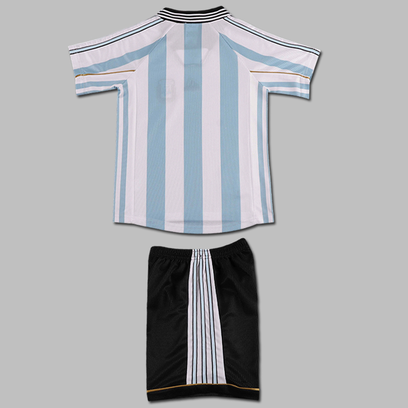 1998 Argentina Home Jersey Kids