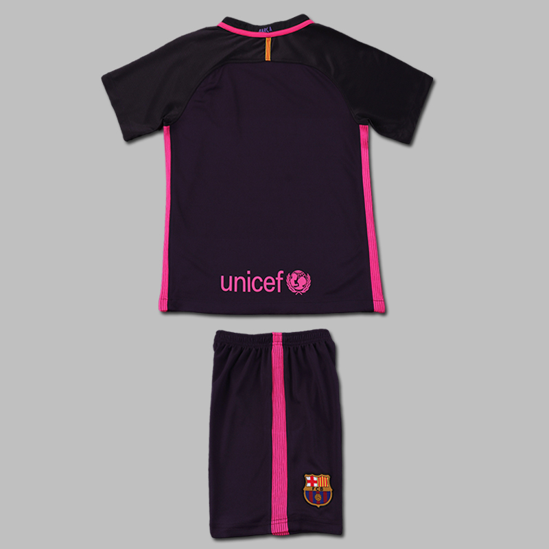 2016-2017 Barcelona Away Kids