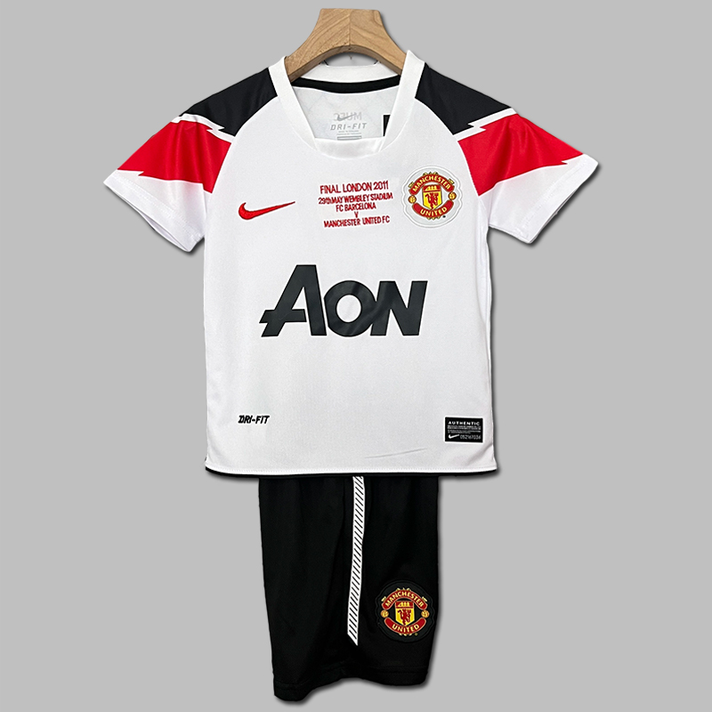 2010 - 2011 Manchester United UCL Away  Kids