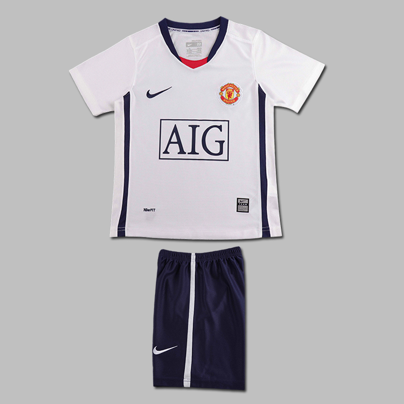 2008-2009 Manchester United Away Kids