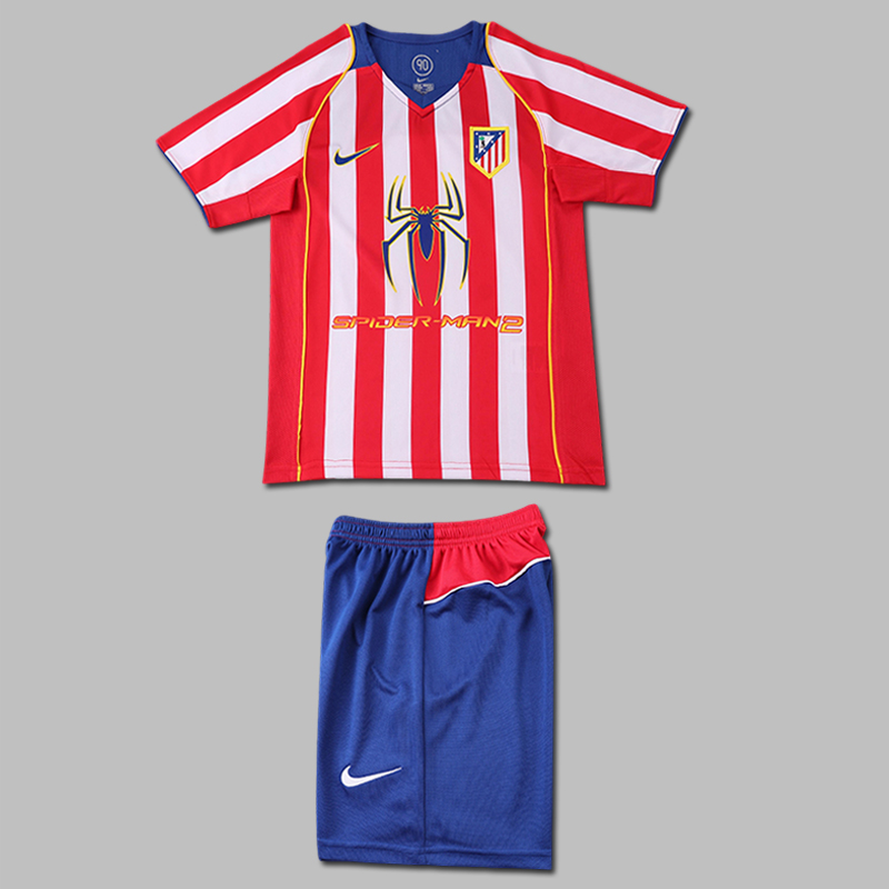 2004-2005 Atletico Madrid Home Kids