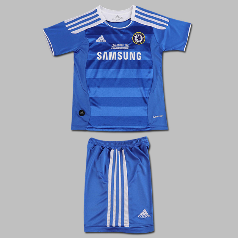 2011-2012 Chelsea Home Champions League Jersey   Kids