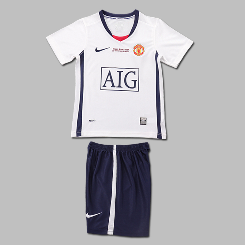 2008-2009 Manchester United Away UCL Kids