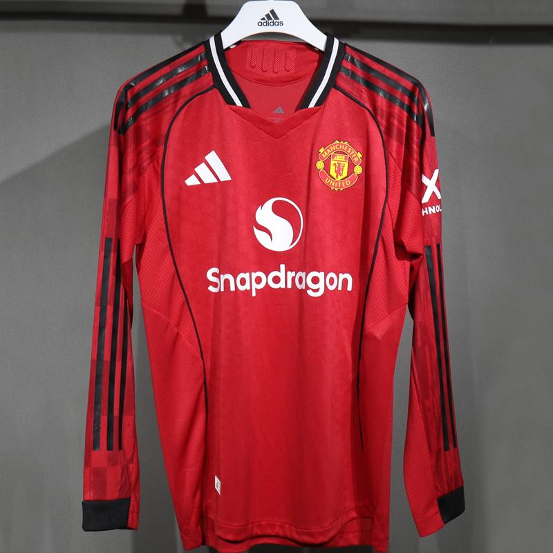 2025-2026 Manchester United Home Player Version LS