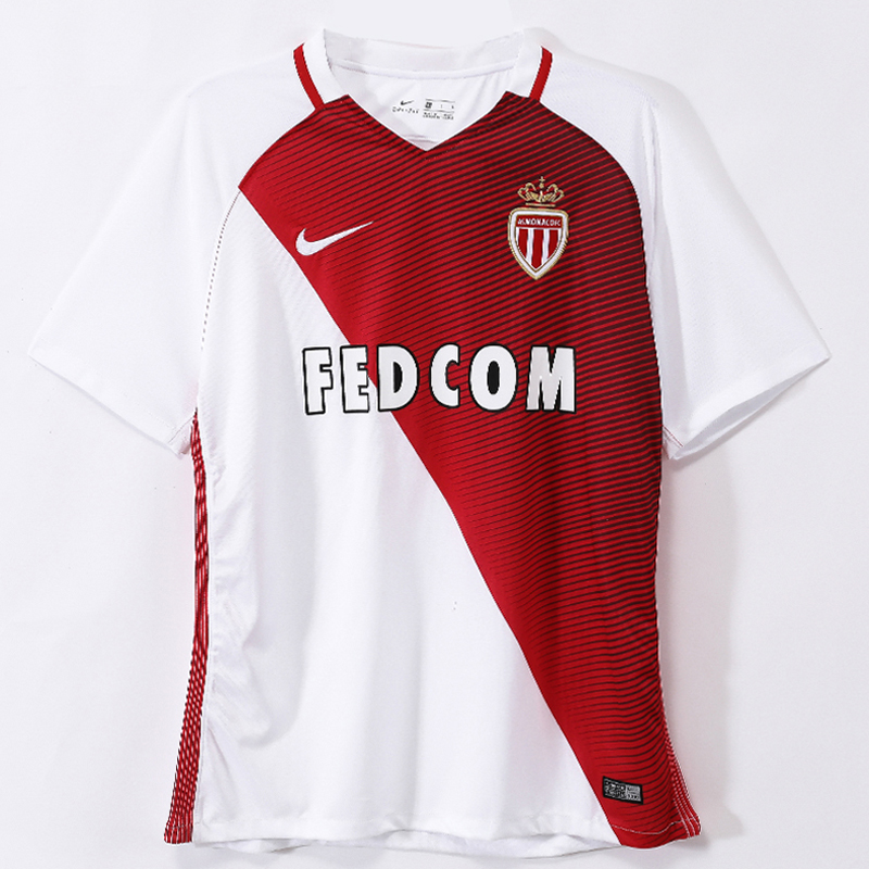 2016-2017Monaco Monaco home retro jersey Champions League version