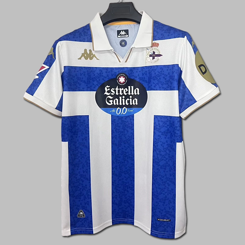 2025-2026 Deportivo La Coruna Home Jersey