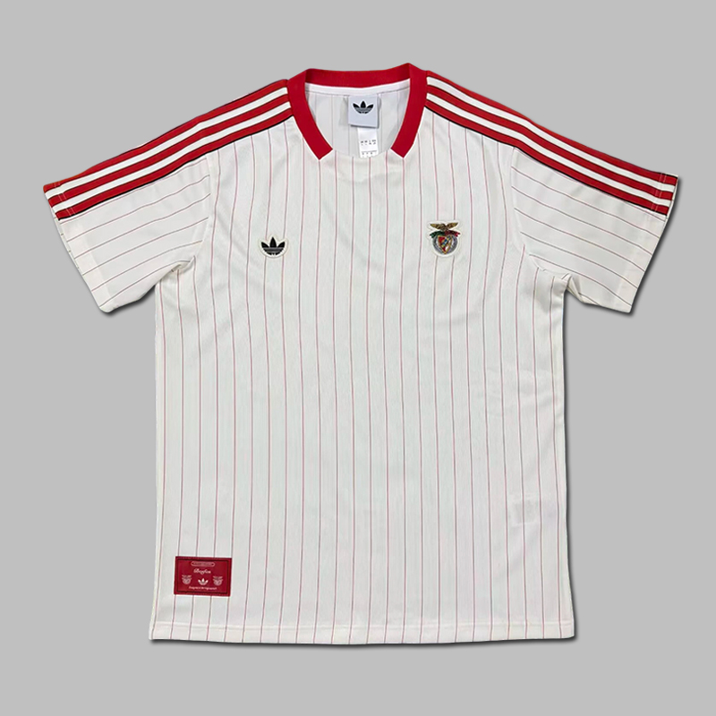 2025-2026 Benfica white retro jersey