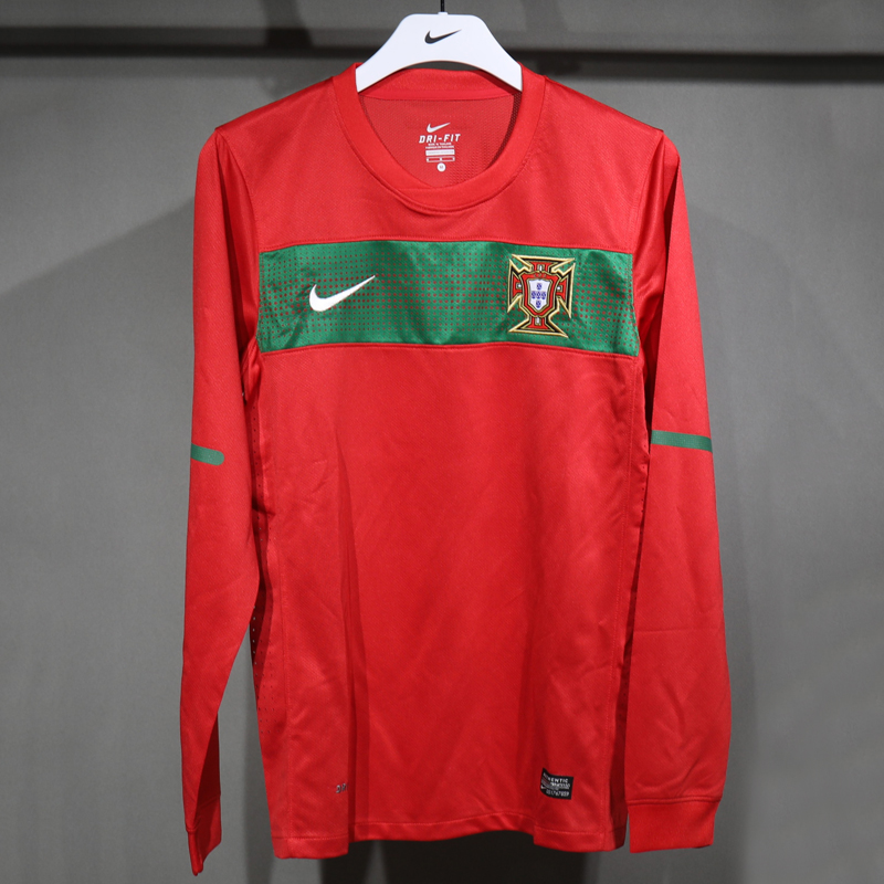 2010 Portugal home jersey player Version LS