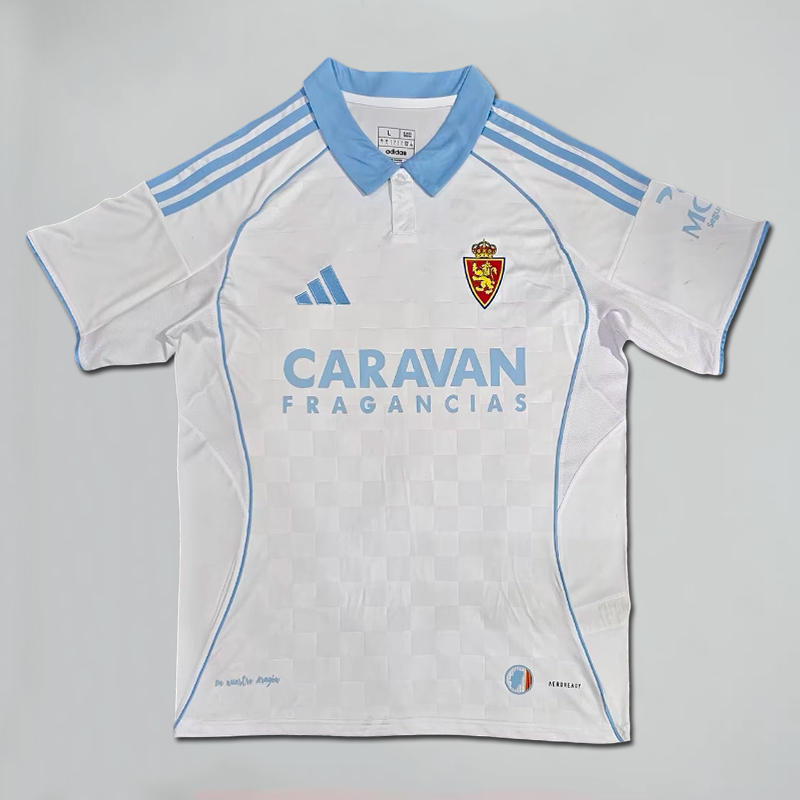 2025-2026 Real Zaragoza home jersey