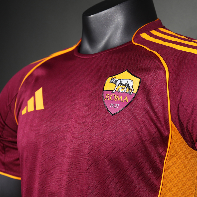 2025-2026 Roma Home  Player version Jersey