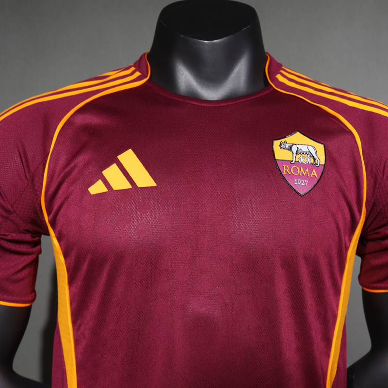 2025-2026 Roma Home  Player version Jersey