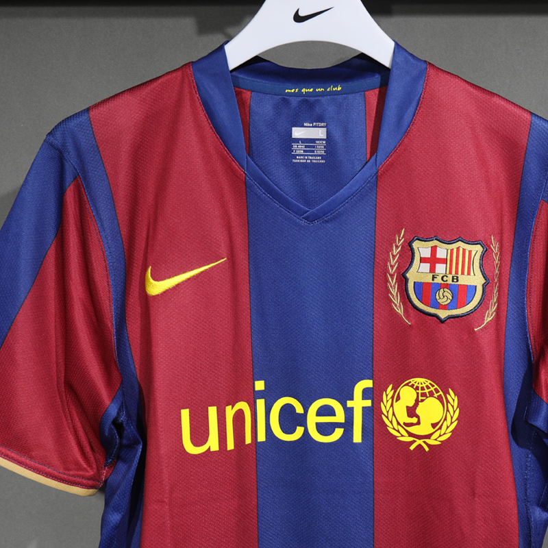 2007-2008 Barcelona home Player version jerseys
