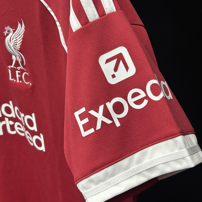 2025-2026 Liverpool Home  Jersey