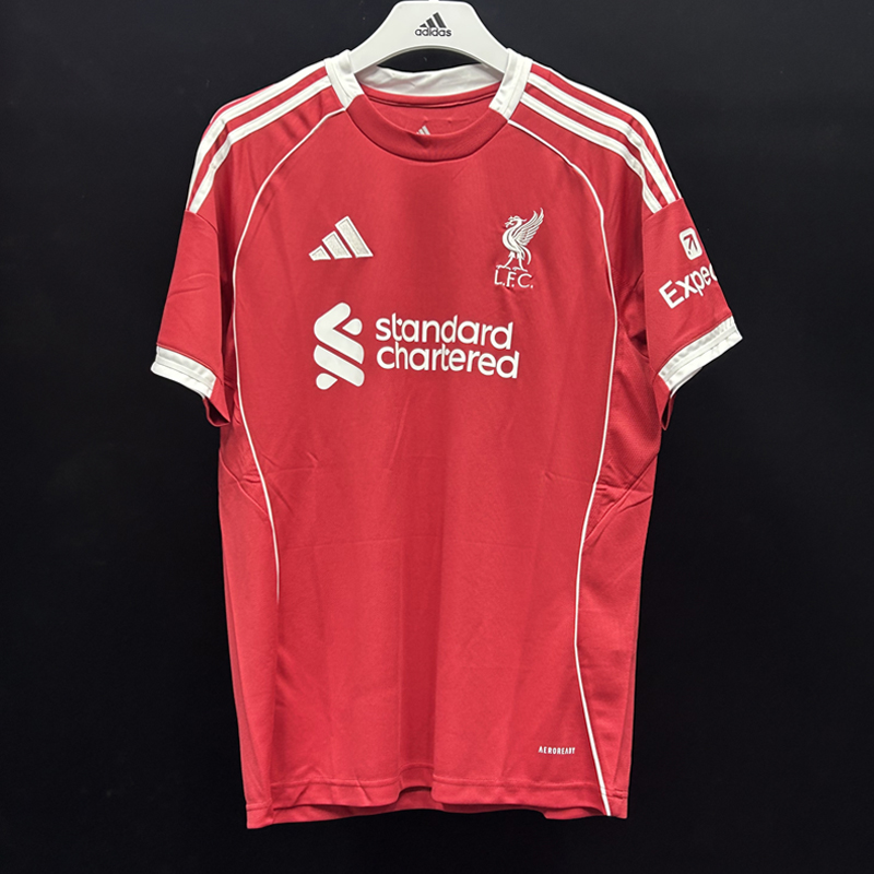 2025-2026 Liverpool Home  Jersey