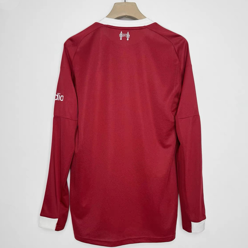 2025-2026 Liverpool Home  Jersey LS