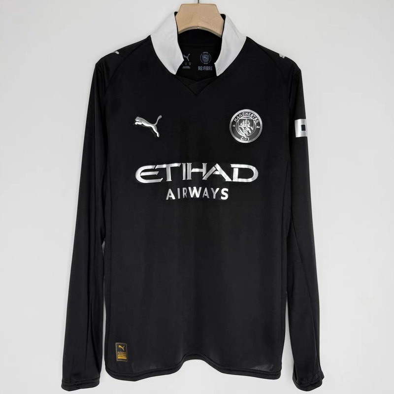 2025 - 2026 Manchester City Away Jersey  LS