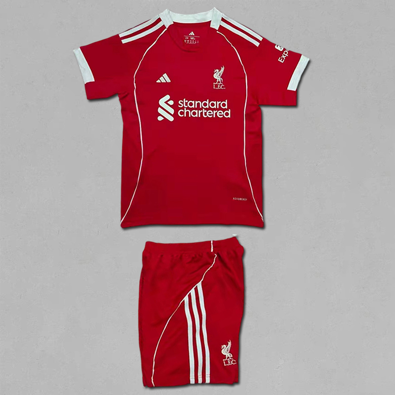 2025-2026 Liverpool home Kids