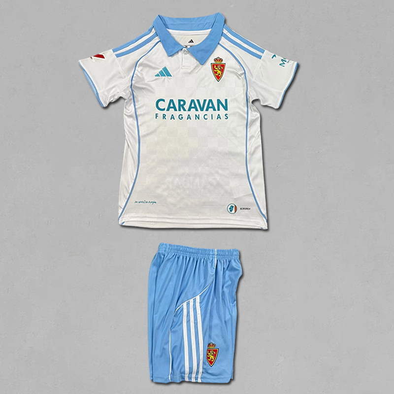 2025-2026 Real Zaragoza Home Kids
