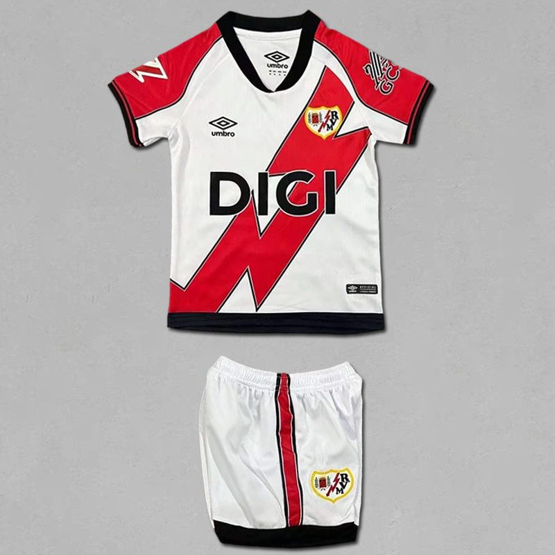 2025-2026 Rayo Vallecano Home Kids