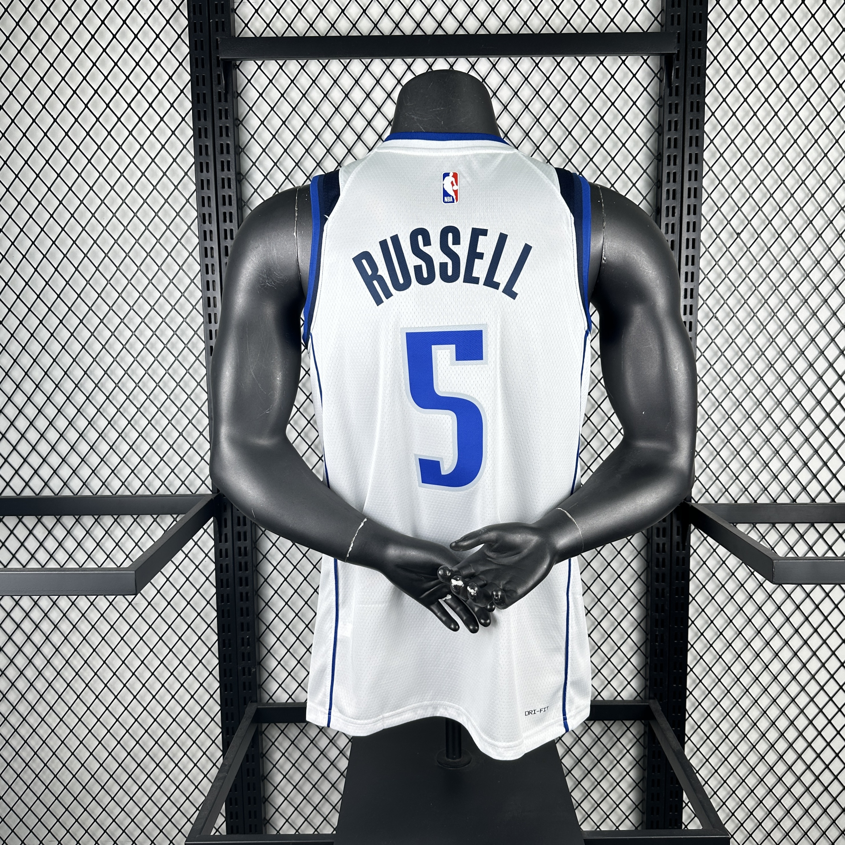 Mavericks white 5 Russell