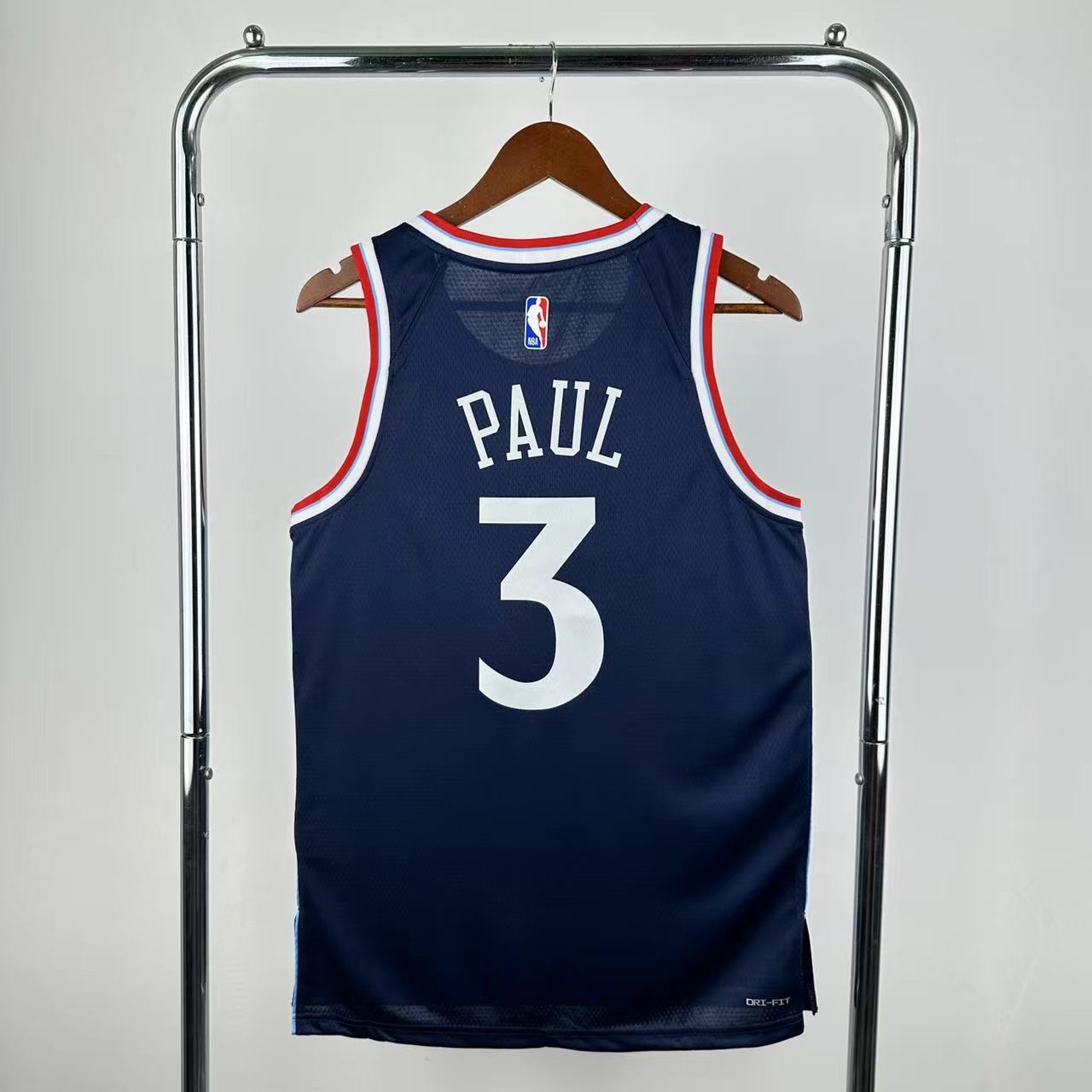 25 season Clippers Navy blue 3 Paul