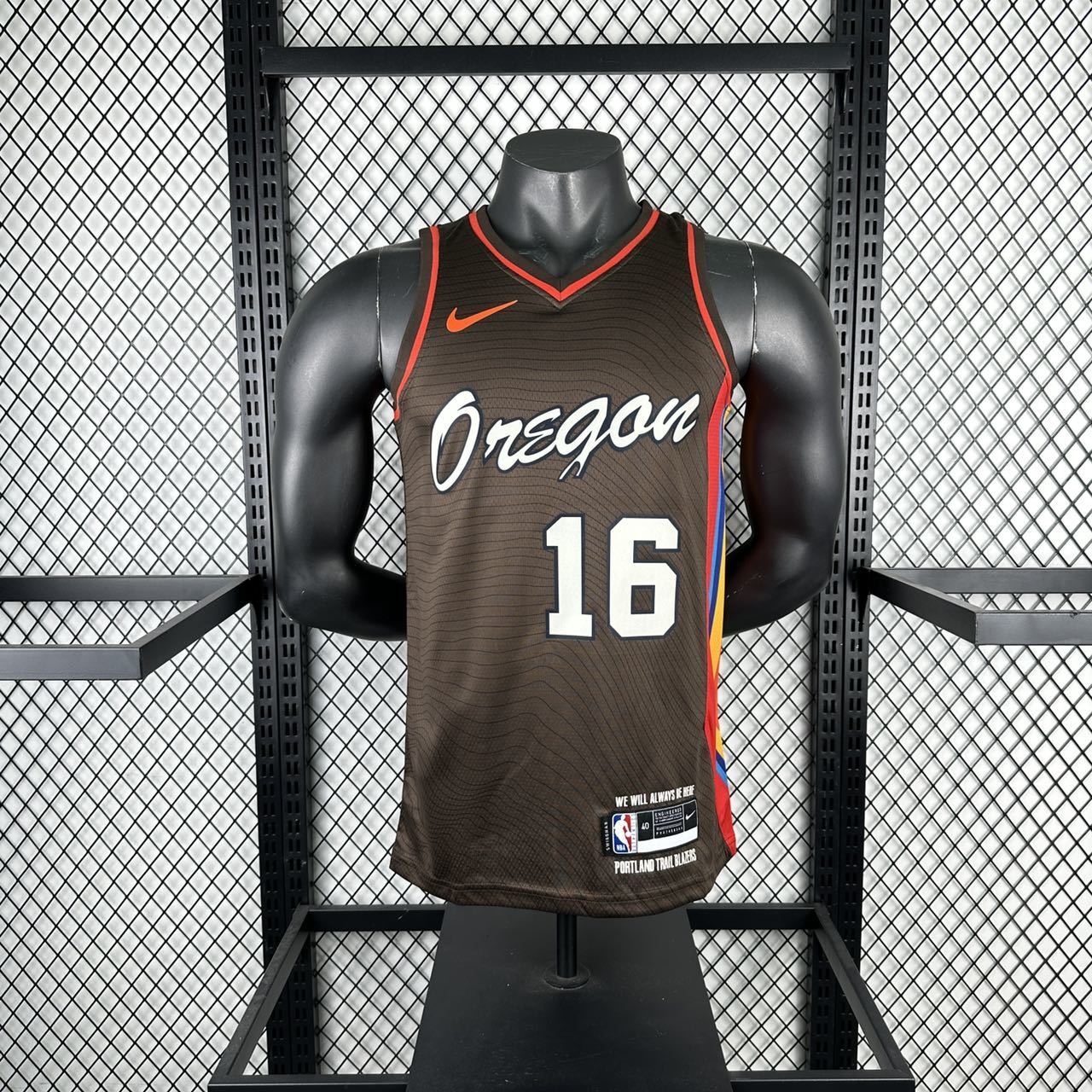 21 season Trail Blazers city edition 16 Yang