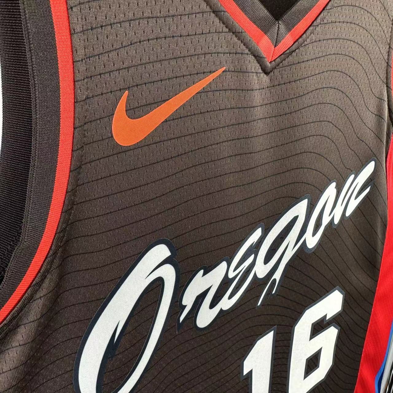 21 season Trail Blazers city edition 16 Yang