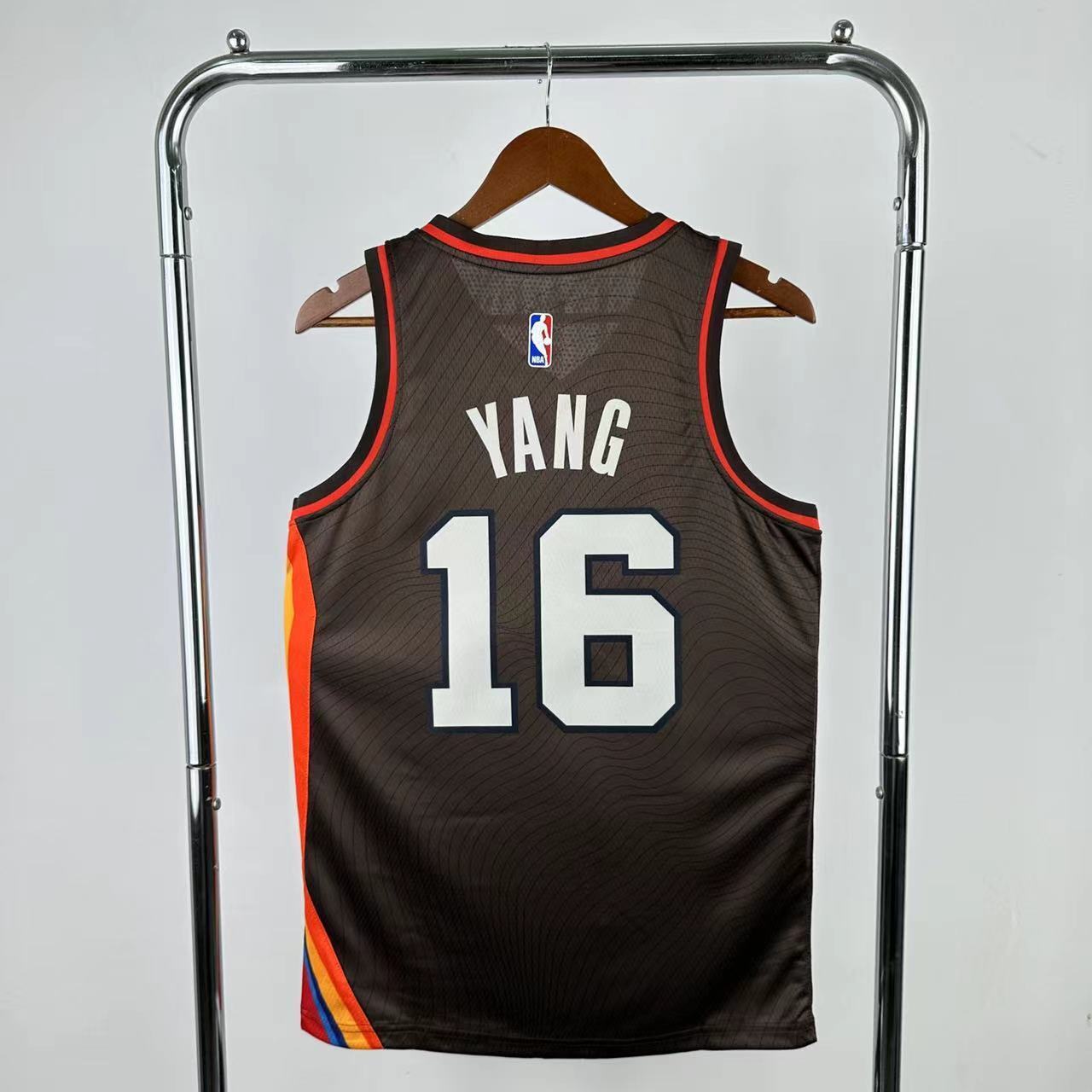 21 season Trail Blazers city edition 16 Yang