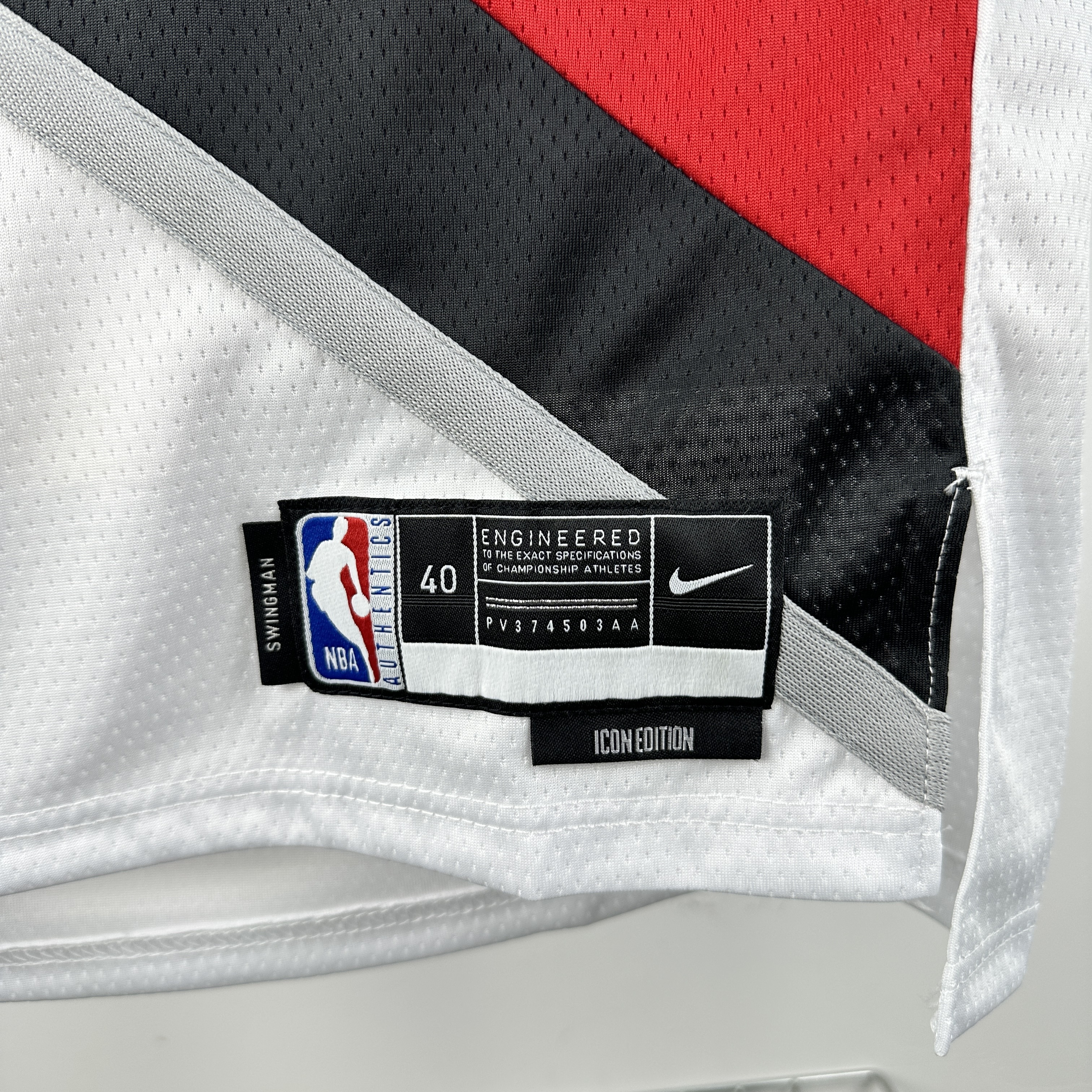 23 season Trail Blazers white 16 Yang