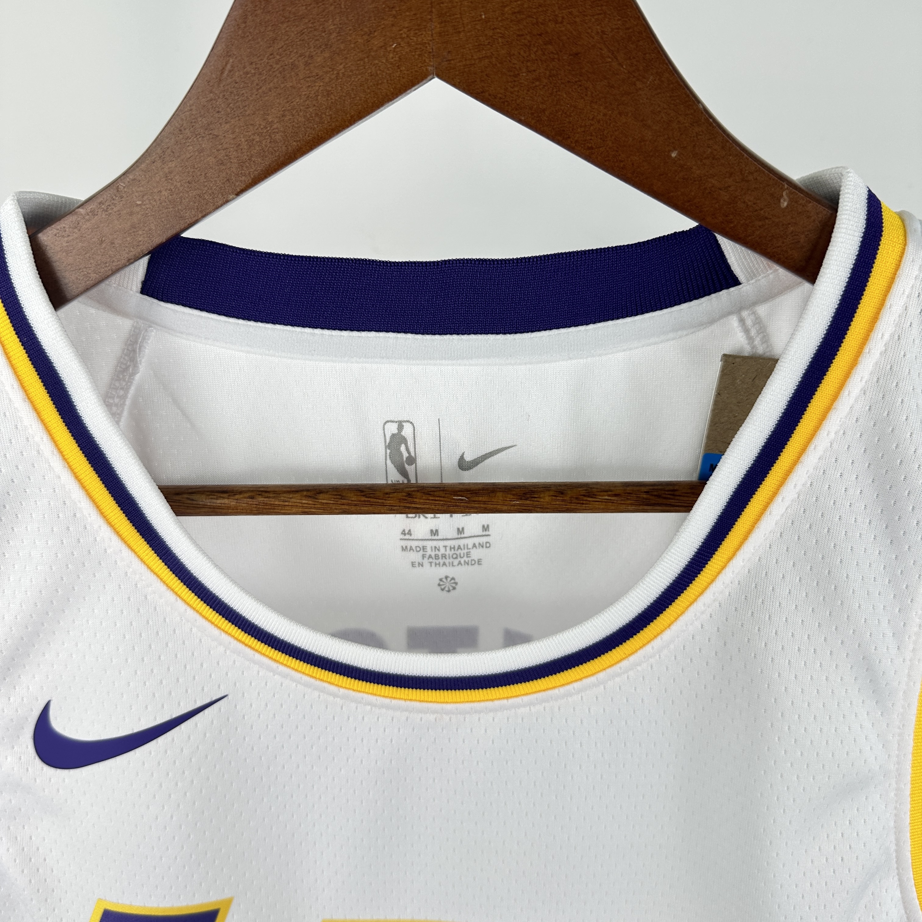 23 season Lakers' round-neck white  5 Ayton