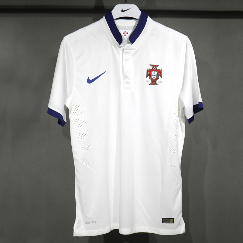 2014 Portugal Away Player version Jersey LS