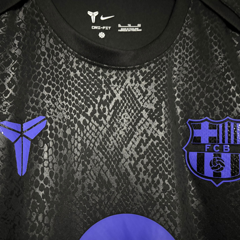 2025-2026 Barcelona Kobe's co-branded collection Jersey  black