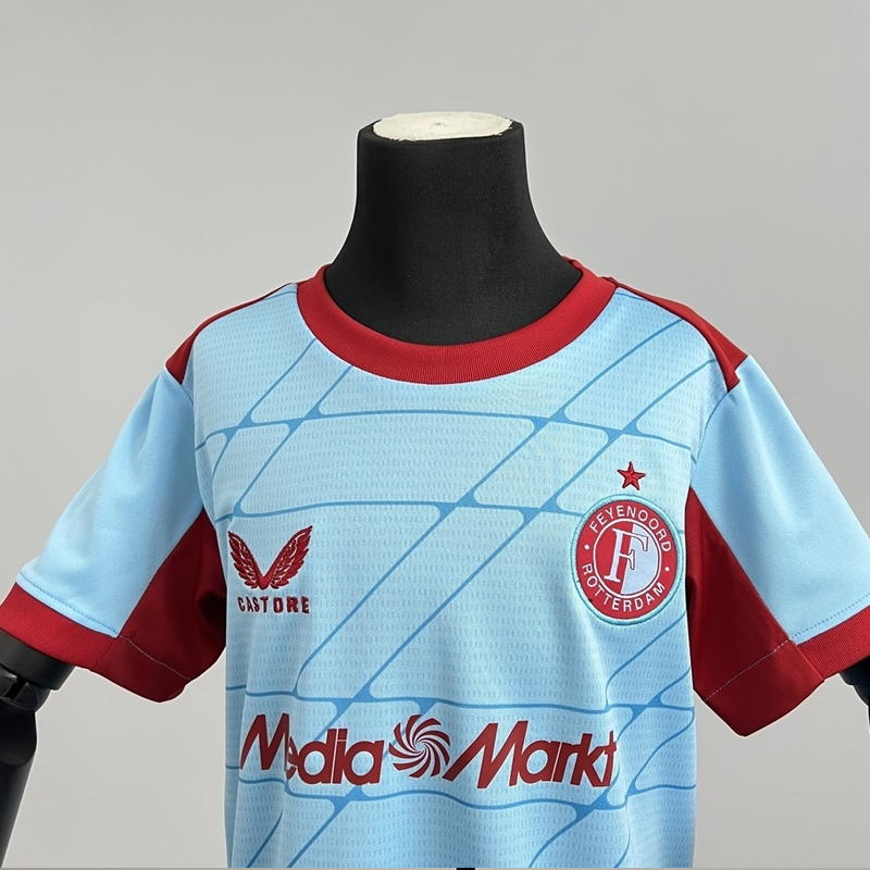 2025-2026 Feyenoord Rotterdam Third Jersey Kids
