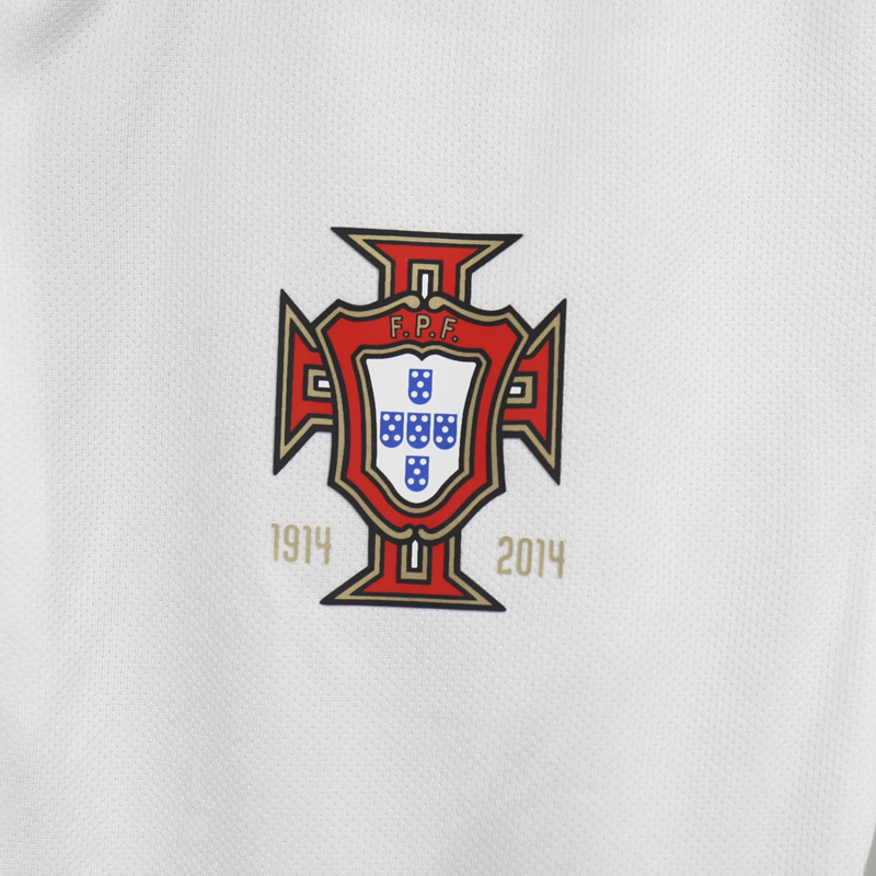 2014 Portugal Away Player version Jersey LS