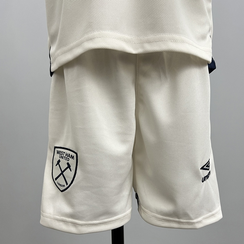 2025-2026 West Ham Away  jersey kids