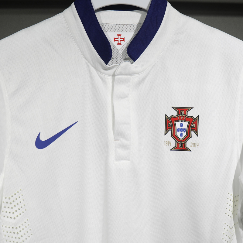 2014 Portugal Away Player version Jersey LS