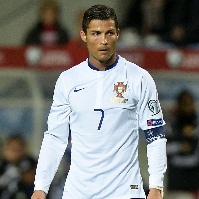 2014 Portugal Away Player version Jersey LS