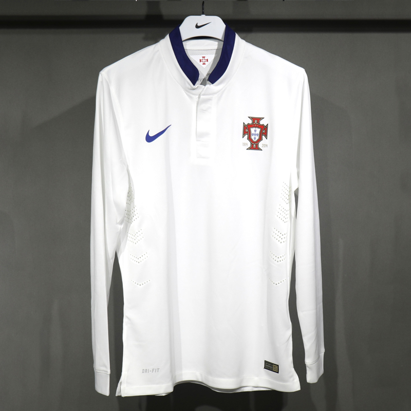 2014 Portugal Away Player version Jersey LS
