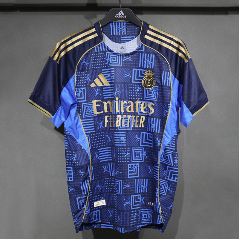 2025-2026  Real Madrid LV collaboration edition Player version Jersey