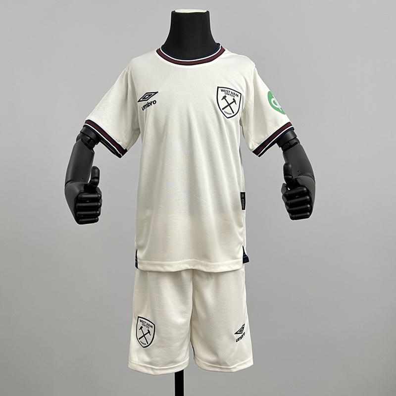 2025-2026 West Ham Away  jersey kids