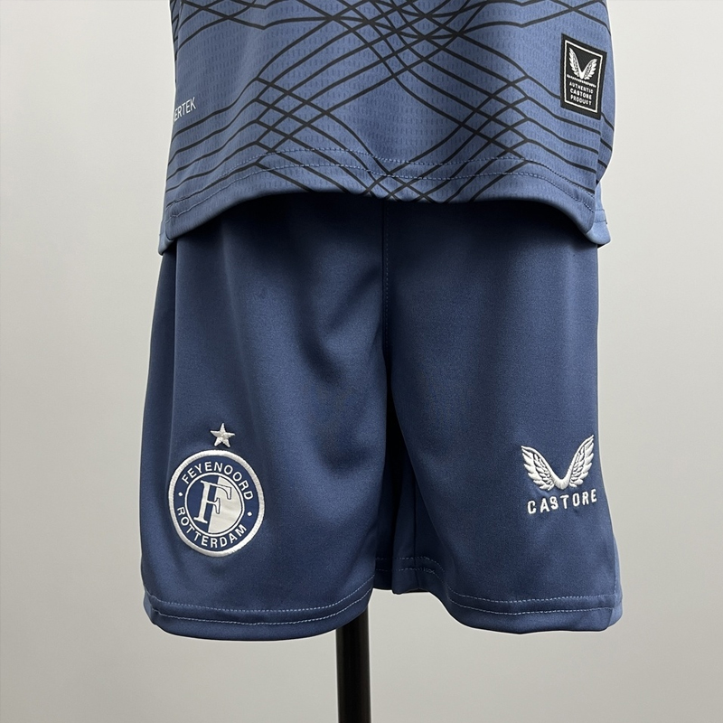 2025-2026 Feyenoord Rotterdam Away Jersey Kids