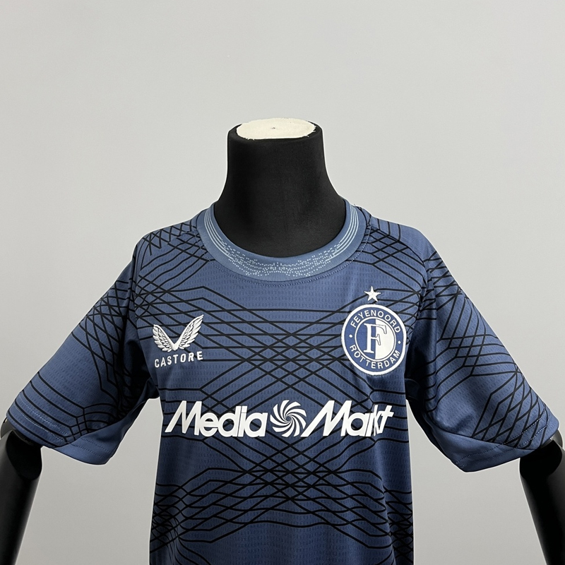 2025-2026 Feyenoord Rotterdam Away Jersey Kids