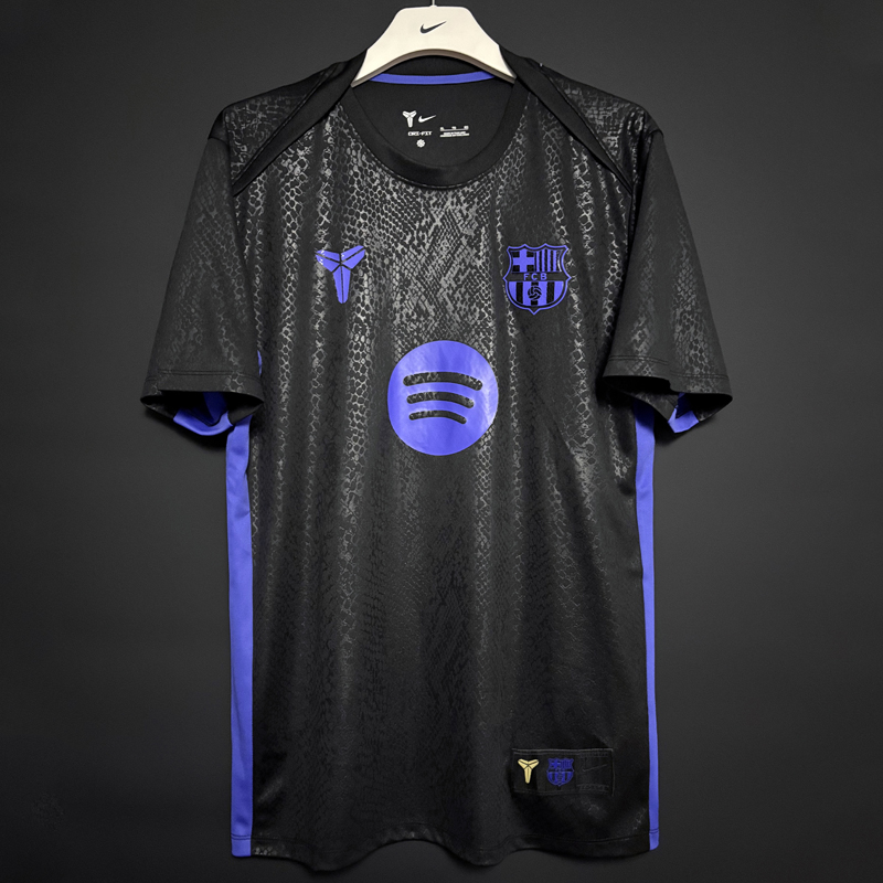 2025-2026 Barcelona Kobe's co-branded collection Jersey  black