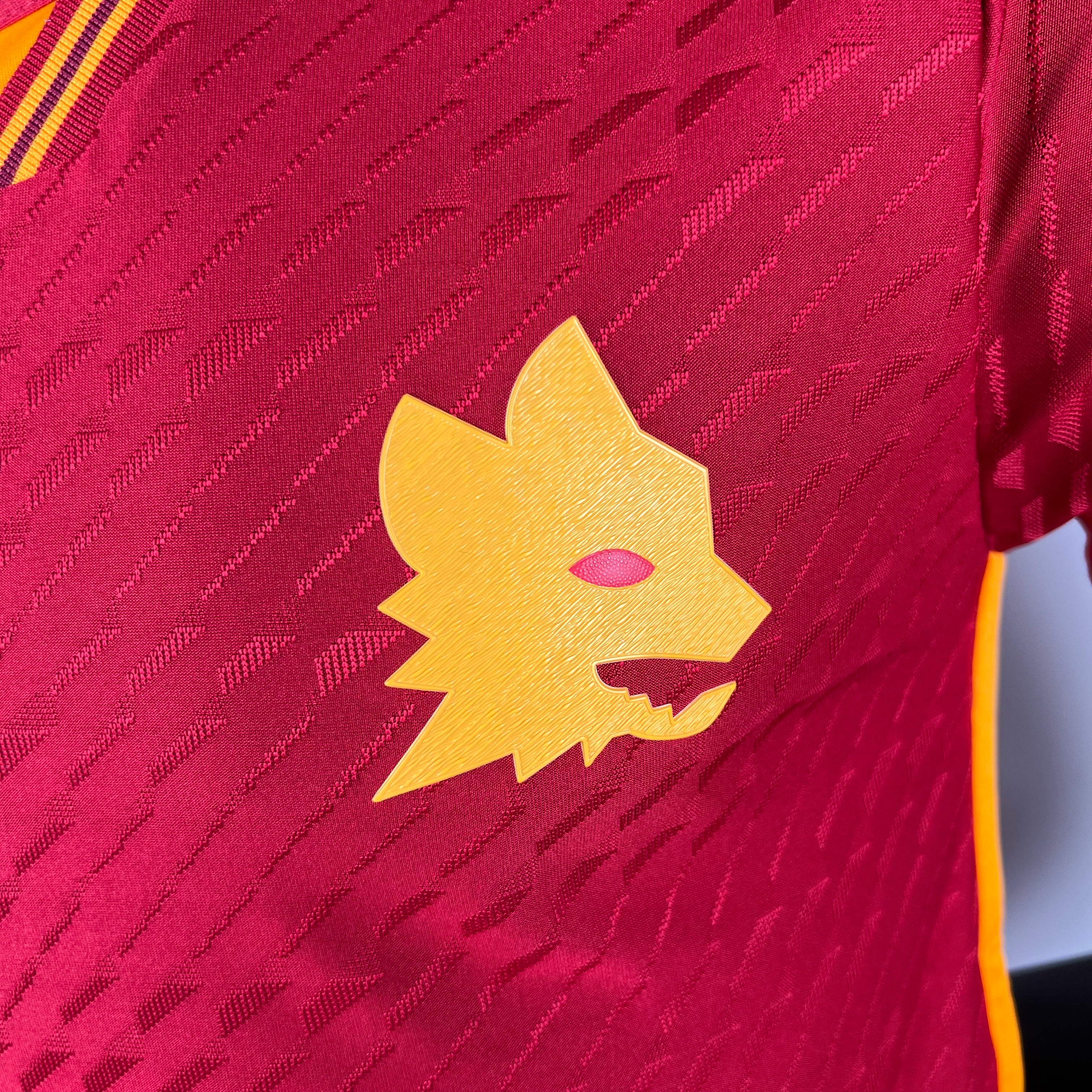 AS ROMA 2023 - 2024 HOME JERSEY PLAYER EDITION
